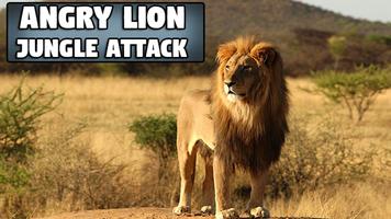 Angry Lion Jungle Attack Affiche