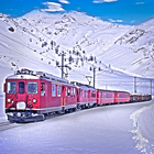 Euro train Drive Winter ícone