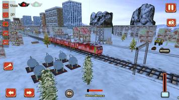 Euro train Drive Winter imagem de tela 1