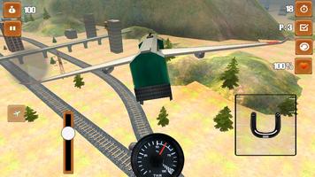 Flying Train Race Game Free screenshot 1