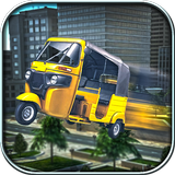 Flying Tuk Tuk Auto Rickshaw icon