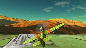 Flight Simulator Airplane 3D ポスター