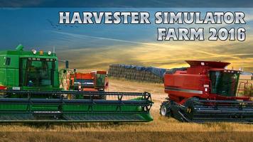 Harvester Simulator Farm 2016 Affiche