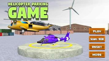 Helicopter Parking Game Affiche
