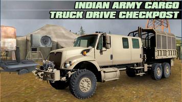 Indian Army Cargo Truck Drive Affiche