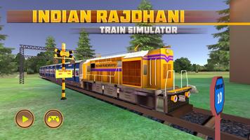 Indian Rajdhani Train Sim पोस्टर