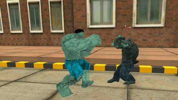 Monster Hunk Hero City Battle اسکرین شاٹ 1