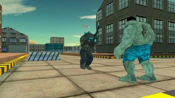 Monster Hunk Hero City Battle capture d'écran 2