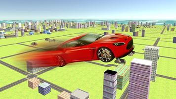 Super Car Fly Race captura de pantalla 1