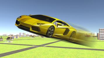 Super Car Fly Race captura de pantalla 2