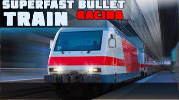 Superfast Bullet Train Racing Cartaz