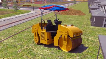 Road Roller Construction Sim اسکرین شاٹ 3