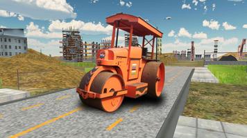 Road Roller Construction Sim Ekran Görüntüsü 1