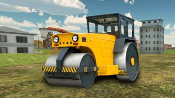Road Roller Construction Sim syot layar 2