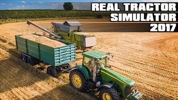 Real Tractor Simulator 2017 Cartaz