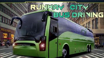 Poster Runway City Bus Driving