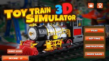 TOY TRAIN SIMULATOR 3D الملصق