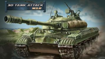 3D Tank Attack War Affiche