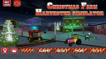 Poster X-mas Farm Harvester Simulator