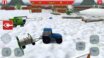 X-mas Farm Harvester Simulator screenshot 1