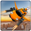 Flying Car Shooting Battle Adventure War Simulator