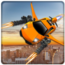 Flying Car Shooting Battle War Simulator APK