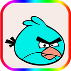 Many Angry birds The Coloring أيقونة