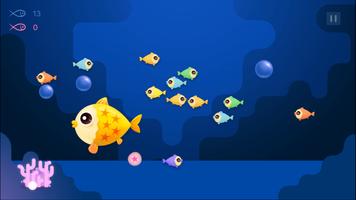 Bubble Fish - Tiny Aquarium الملصق