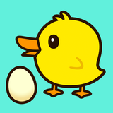 Happy Mrs Duck Lays Eggs Game أيقونة