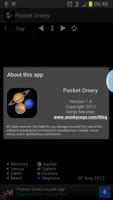 Pocket Orrery capture d'écran 1