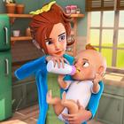Virtual Babysitter Life: Happy Family Mom icône