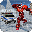 Ambulance Robot Transformation Game: Robot Car 3D APK