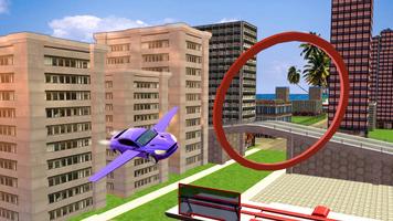 برنامه‌نما Extreme Flying Car Simulator عکس از صفحه