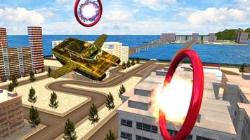 Flying Army Tank Simulator اسکرین شاٹ 3