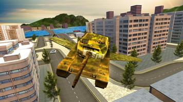 Flying Army Tank Simulator اسکرین شاٹ 2