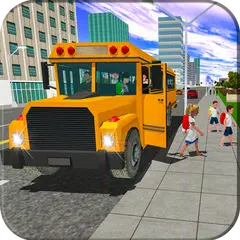 Baixar ônibus escolar jogo de simulador cidade moderna APK