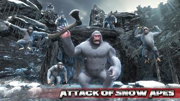 Mountain Beast Yeti Apes Survival Affiche