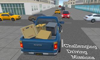 City Truck Drive: A Pickup Truck Driving Simulator capture d'écran 1