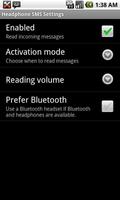 Headphone SMS screenshot 1