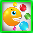 smiley bubble pop game icon