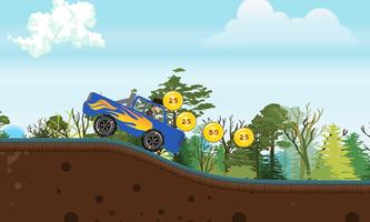 Racing up Hillclimb: Mountain Climb Car الملصق