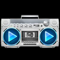 Boombox Music Player Affiche