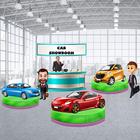Car showroom business game - auto bouwer leuk-icoon