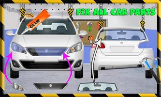 Car showroom business game - auto bouwer leuk-poster