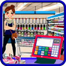 化妆品商店：化妆店收银员游戏 APK