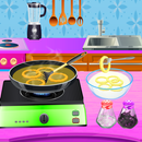 Crispy Onion Rings Maker: Fried Snack Food Cooking APK