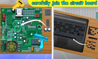 Laptop Factory Simulator: Computer Builder & Maker تصوير الشاشة 1