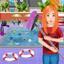 游泳池维修和清理：女孩的游戏 APK
