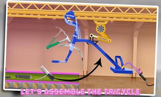 Tricycle Making Factory: Cycle Builder Simulator poster