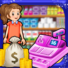 Supermarkt kruidenier Cashgame-icoon
